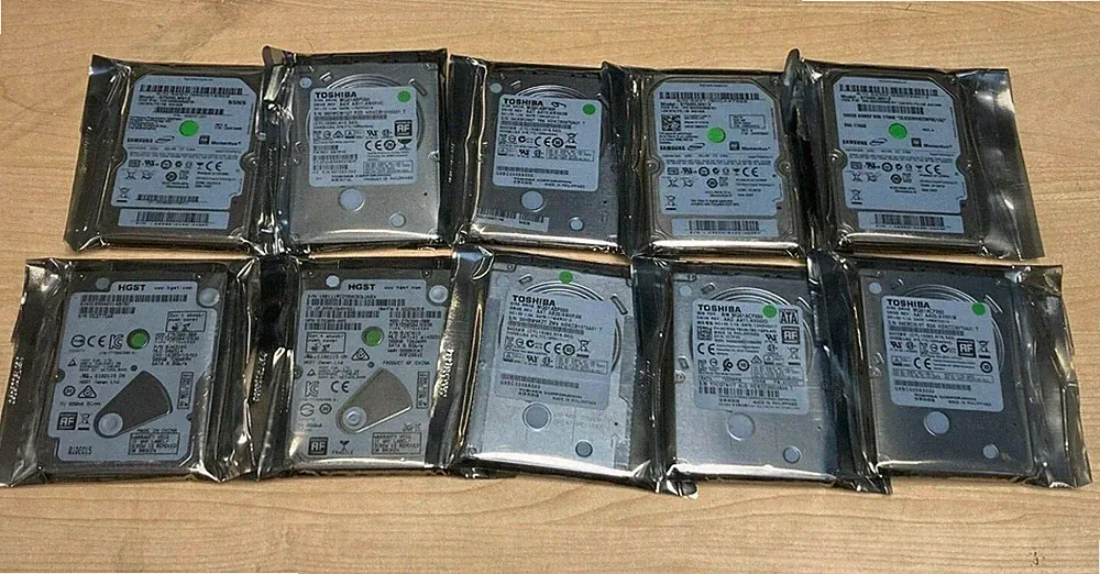 500GB SATA 2.5" Laptop Hard Drive HD laptop WD HGST Seagate mix brands