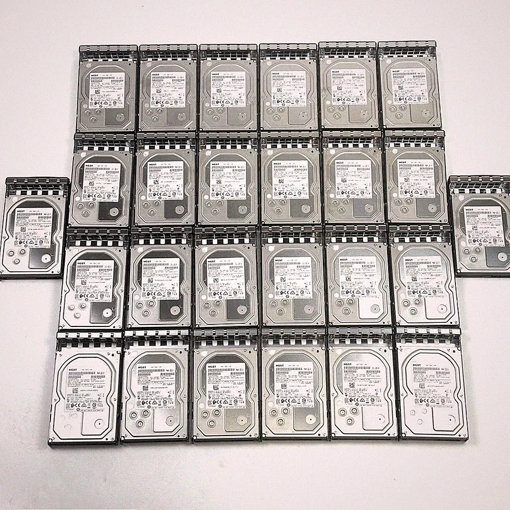 Lot of 26 HGST 4TB SAS Drives HUS726040ALS211 P/N 0F22956 w/tray