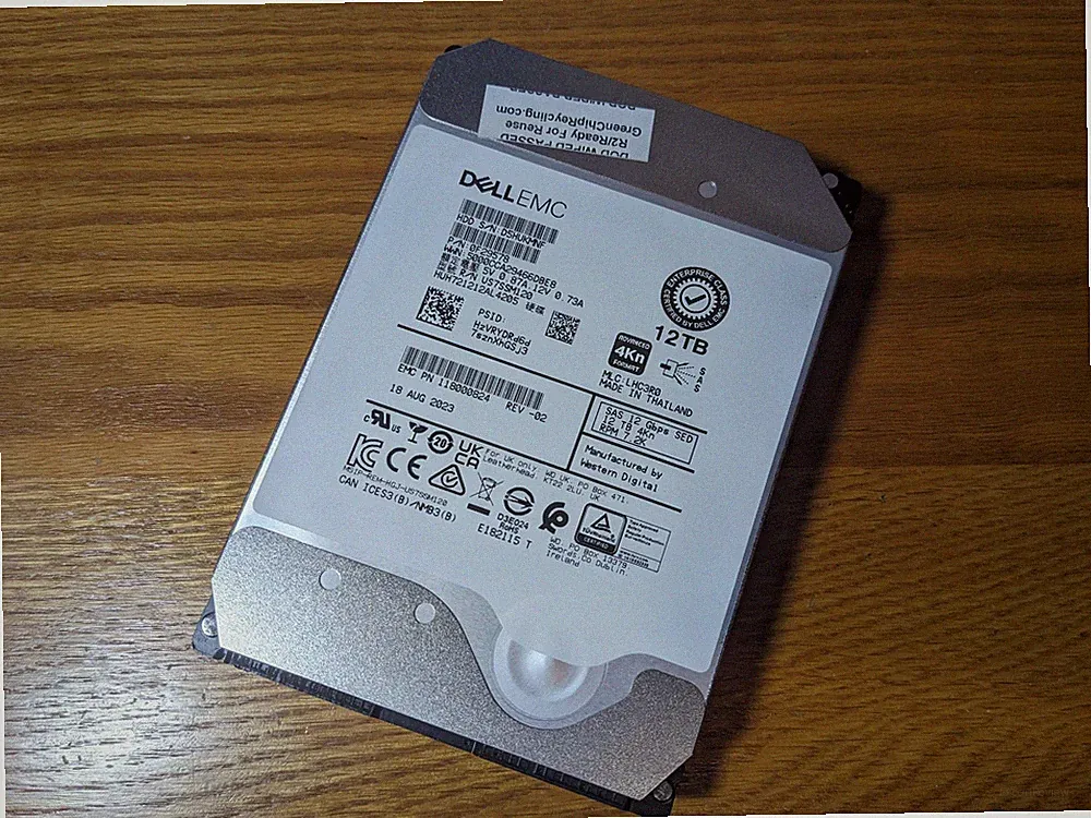 HGST 12 TB hard drive